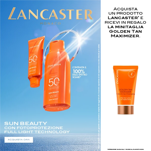 In regalo la minitaglia Golden Tan Maximizer